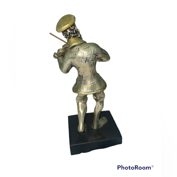 💙 Judaica 925 SC Craftsman Fiddler Violinist Figure approximately 7 inches Tall - Picture 2 of 8